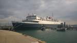 MV Abegweit, ehem. Eisbrecher-Fähre aus Kanada - jetzt das Clubhaus des Columbia Yacht Club in Chicago. Oktober 2014