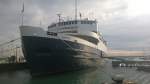 MV Abegweit, ehem. Eisbrecher-Fähre aus Kanada - jetzt das Clubhaus des Columbia Yacht Club in Chicago. Oktober 2014