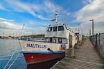 NAUTILUS am 16.9.2018 im Hafen von Lübeck-Travemünde.