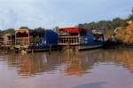 Hausboote auf dem Tonle-Sap-See in Kambodscha, dem größten See Südostasiens - Mai 2006