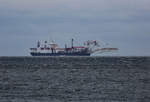 Der 235,00m lange Rohrleger AUDACIA (IMO 9305130) vor Rügen.