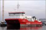 Das 2000 gebaute Lotsenstationsschiff HANSE (IMO 9199957) liegt am 24.09.2011 im Fischereihafen von Bremerhaven. Bis 2009 hie es noch ELBE, wurde dann aber durch einen Neubau dieses Namens ersetzt.