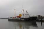 Lotsen Schiff Kapitn Leeker am 20.08.2012  im Hafen Borkum.