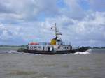 Lotsenboot  Kapitn Stoewahse  vor Bremerhaven, 29.08.2010.