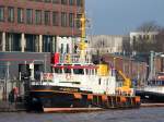 Die Weserlotse am 29.12.2013 im Hafen von Bremerhaven.