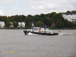 LOTSE 1 (H 3515)  am 8.9.2015 Hamburg, Elbe Höhe Bubendeyufer /     Lotsenversetzboot / BRZ 93 / Lüa 23,2 B 6,2 m, Tg 2,3 m / 13 kn / 1996 bei Grube, Oortkaten bei Hamburg /  Eigner: