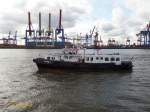 LOTSE 2  (H 3516) am 8.9.2015 auf der Elbe Höhe Övelgönne /    Lotsenversetzboot / BRZ 93 / Lüa 23 m, B 6,2m, Tg 1,9m / 13 kn / 1997 bei Grube, Oortkaten bei Hamburg / Eigner: