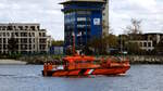 Das 17m lange Lotsenboot PILOT KLAASHAHN am 20.09.23 in Rostock
