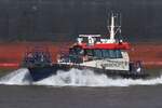Lotsenversetzer HAMBURG PILOT 3 (ENI 04814760); Eigner/Betreiber: HPA; Datum: 29.04.2026; Aufnahmeort: Elbe/Hafen Hamburg, Deutschland.