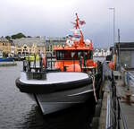 Das 18m lange Lotsenboot LOS 133 am 25.09.23 in Alesund