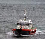 Das 23m lange Lotsenboot JOHN RAE (MMSI:235078737) am 02.06.25 in Kirkwall.