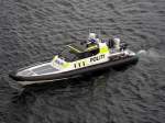 Polizeiboot in Bergen (Norwegen) am 07.04.14.