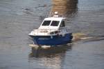 KOSTRZYN nad Odrą (Woiwodschaft Lubuskie), 25.05.2012, Polizeiboot (?) auf der Warthe