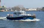 Polnisches Polizeiboot  Magda  am 19.03.15 in Swinemünde