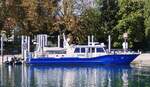 Polizeiboot 24, ankert in Konstanz, Sept.2026