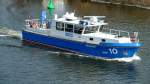 WSP 10,  WANNSEE , der Berliner Wasserschutzpolizei auf der Unteren Havel-Wasserstraße. Foto:17.03.2015 