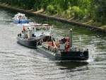 Am 19.08.2020 begegneten sich auf dem Westhafenkanal in Berlin das WSP-Boot 15 ALK und der Eisbrecher SEELÖWE (04700860).