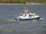 WS 25 am 21.4.2015, Hamburg, Elbe Höhe Bubendeyufer / 
Leichtes Hafenstreifenboot der WSP Hamburg / Lüa 17,75 m, B 4,9 m, Tg 1,4 m / 1 MAN-Diesel 346 kW, 470 PS, 12 kn /gebaut 2003 bei Barthel Werft, Derben, Sachsen Anhalt /
