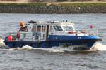 Polizeischiff WS37 (ENI 04810170); Eigner/Betreiber: Polizei Hamburg; Datum: 05.05.2011; Aufnahmeort: Elbe/Hafen Hamburg, Deutschland.