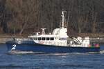 Polizeischiff BÜRGERMEISTER NEVERMANN (WS2) (IMO 1068023 ); Eigner/Betreiber: Polizei Hamburg; Datum: 20.01.2026; Aufnahmeort: Elbe/Hafen Hamburg, Deutschland.