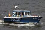 Polizeiboot WS43; Eigner/Betreiber: Polizei Hamburg; Datum: 09.05.2026; Aufnahmeort: Elbe/Hafen Hamburg, Deutschland.