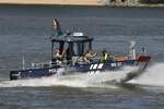 Polizeiboot WS57; Eigner/Betreiber: Polizei Hamburg; Datum: 27.05.2026; Aufnahmeort: Elbe/Hafen Hamburg, Deutschland.