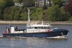 Polizeischiff B�RGERMEISTER WEICHMANN WS3 (IMO 9984780 ); Eigner/Betreiber: Polizei Hamburg; Datum: 26.04.2026; Aufnahmeort: Elbe/Hafen Hamburg, Deutschland.
