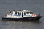 Polizeischiff WS23 (ENI 04800700); Eigner/Betreiber: Polizei Hamburg; Datum: 17.06.2026; Aufnahmeort: Elbe/Hafen Hamburg, Deutschland.