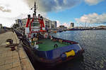 Schlepper VB BRANDY,registriert unter der IMO-Nummer 9204465 und MMSI 224285000, am 05.02.2017 im Hafen von Las Palmas de Gran Canaria