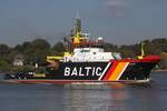 Hochsee-Bergungsschlepper BALTIC, Aufnahmeort: Elbe/Hafen Hamburg, Deutschland; Datum: 02.10.2025; Info: (IMO 9556026) Das Bild zeigt die BALTIC auf Höhe Rüschpark.