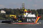 Hochsee-Bergungsschlepper BALTIC (IMO 9556026); Datum: 02.10.2025; Aufnahmeort: Elbe/Hafen Hamburg, Deutschland.