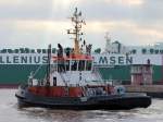 Die Bugsier 1 am 13.02.2013 im Hafen von Bremerhaven.