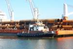 Schlepper BUGSIER 16 in Rostock am 17.03.16