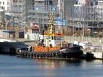 Der Schlepper Bugsier 17 am 28.03.17 in Warnemünde