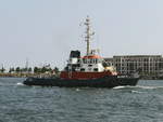 Schlepper Bugsier 16, IMO.9021124 in Rostock-Warnemünde am  29.