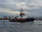 BUGSIER 3 (3) (IMO 9350135) am 9.3.2020, Hamburg, Elbe vor den Landungsbrücken /  See- und Hafenschlepper / BRZ 430  / Lüa 32,78 m, B 11,76 m, Tg 6,7 m / 2 Diesel Deutz SBV 9 M 628, ges.