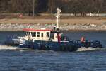 Schlepper und Schuber CHRISTIAN NEHLS (ENI 04812130); Eigner/Betreiber: HPA; Datum: 20.01.2026; Aufnahmeort: Elbe/Hafen Hamburg, Deutschland.
