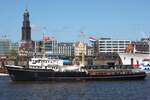 Hochseeschlepper ELBE; Eigner/Betreiber: Museum; Aufnahmeort: Elbe/Hafen Hamburg, Deutschland; Datum: 10.05.2015; Info: (IMO 5100427) Ex-Namen: GREENPEACE (1985-2002) > GONDWANA (1985) > MARYLAND
