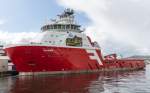 Schlepper/Versorger FAR SIGMA, Bj. 2014 im Hafen von Bergen NO (Juni 2015)