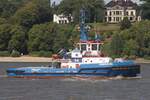 Schlepper FAIRPLAY-84 (IMO 9802968); Eigner/Betreiber: Fairplay; Datum: 26.08.2026; Aufnahmeort: Elbe/Hafen Hamburg, Deutschland.