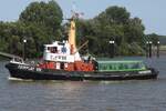 Schlepper FAIRPLAY VIII; Eigner/Betreiber: ex Fairplay, Museum; Datum: 12.07.2026; Aufnahmeort: Elbe/Hafen Hamburg, Deutschland.