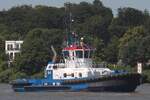 Schlepper FAIRPLAY-94 (IMO 9763253); Eigner/Betreiber: Fairplay; Datum: 22.09.2026; Aufnahmeort: Elbe/Hafen Hamburg, Deutschland.