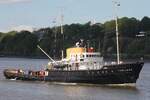 Hochseeschlepper HOLLAND (IMO 5153462); Eigner/Betreiber: Museum; Datum: 07.05.2026; Aufnahmeort: Elbe/Hafen Hamburg, Deutschland.