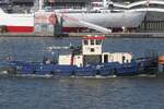 Schlepper und Schuber HUGO LENTZ (ENI 04812290); Eigner/Betreiber: HPA; Datum: 03.08.2026; Aufnahmeort: Elbe/Hafen Hamburg, Deutschland.