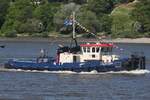 Schlepper und Schuber JOHANNES DALMANN (ENI 04812300) ; Eigner/Betreiber: HPA; Datum: 08.05.2026; Aufnahmeort: Elbe/Hafen Hamburg, Deutschland.