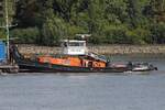 Schlepper und Schuber KARL HEINZ (ENI 02307020); Eigner/Betreiber: Meyrose; Datum: 13.08.2025; Aufnahmeort: Elbe/Hafen Hamburg, Deutschland.