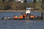 Schuber und Schlepper KRISTIN (ENI 05101980); Eigner/Betreiber: Meyrose; Datum: 18.03.2026; Aufnahmeort: Elbe/Hafen Hamburg, Deutschland.