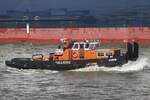 Schlepper und Schuber KARIN (ENI 02012209); Eigner/Betreiber: Meyrose; Datum: 26.08.2026; Aufnahmeort: Elbe/Hafen Hamburg, Deutschland.