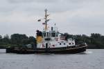 Der Schlepper Michel am 21.07.11 vor Hamburg Teufelsbrck aufgenommen IMO-Nummer:9166534 Flagge:Deutschland Lnge:30.0m Breite:11.0m Baujahr:1998 Bauwerft:Astilleros Zamakona,Bilbao Spanien