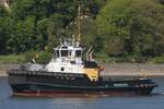 Schlepper MICHEL (IMO 9689081); Datum: 08.05.2026; Aufnahmeort: Elbe/Hafen Hamburg, Deutschland. Das Bild entstand anl�sslich der Einlaufparade zum 837. Hafengeburtstag.